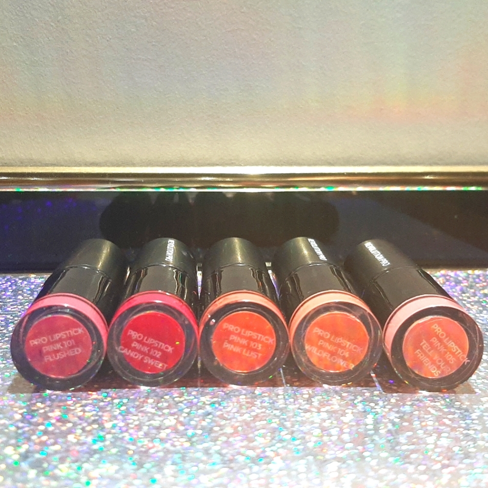 Revolution Pro Lipstick Collection Pinks